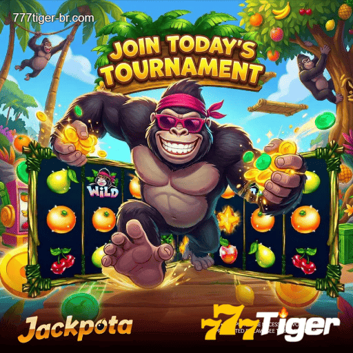 Lobby do aplicativo 777TIGER com a área de bônus